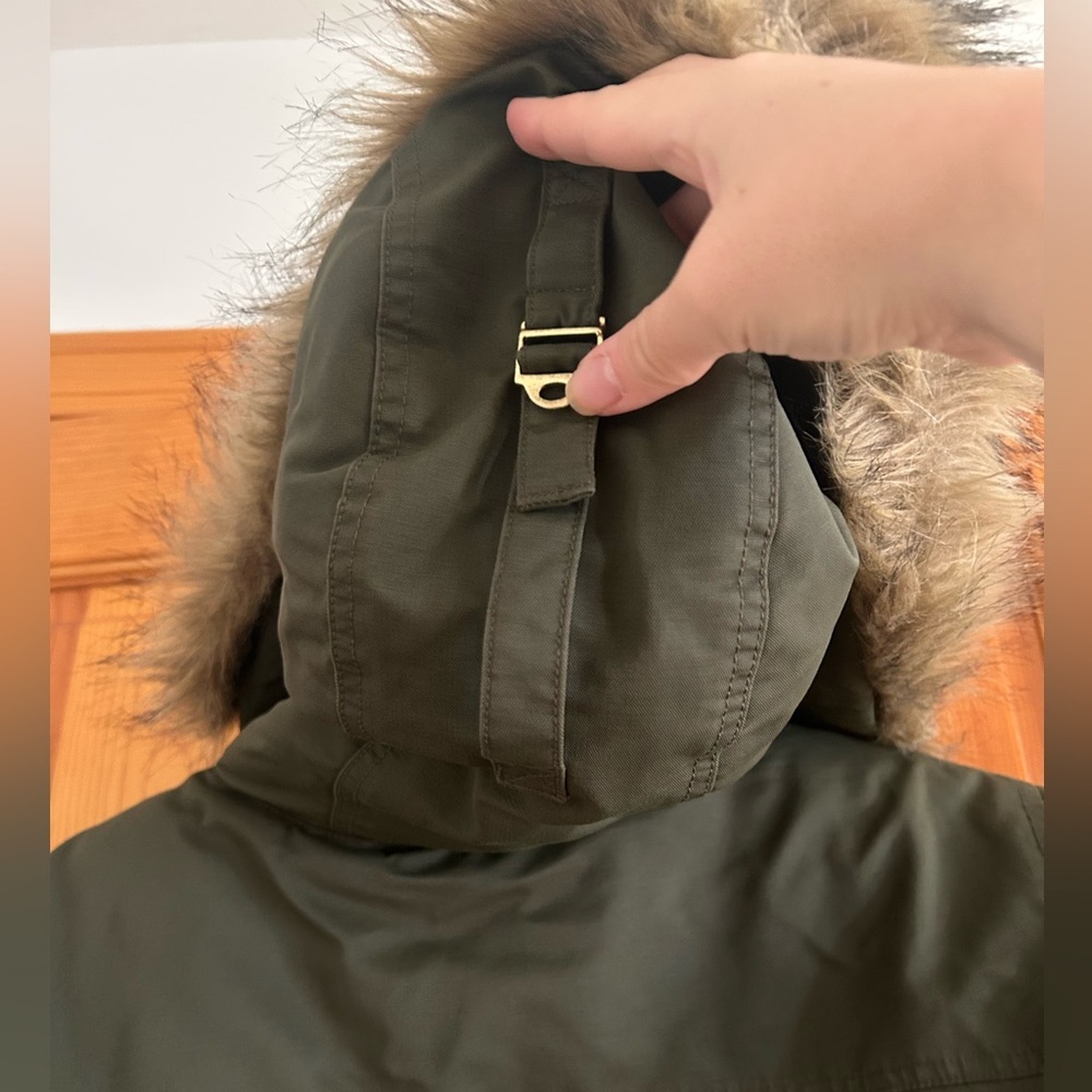 J.Crew Green Parka Primaloft Hooded Jacket - Picture 6 of 14